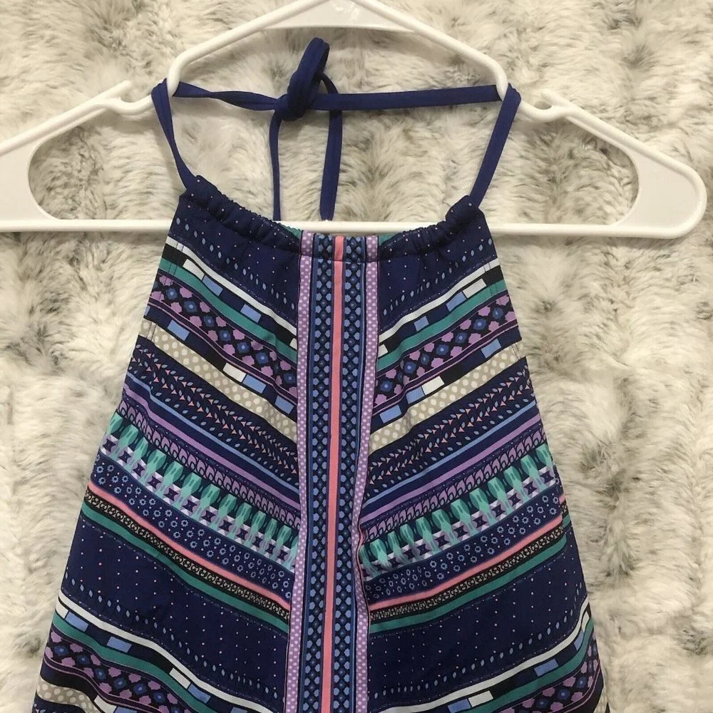 Laundry By Shelli Segal High Neck Tankini swim top Size XS